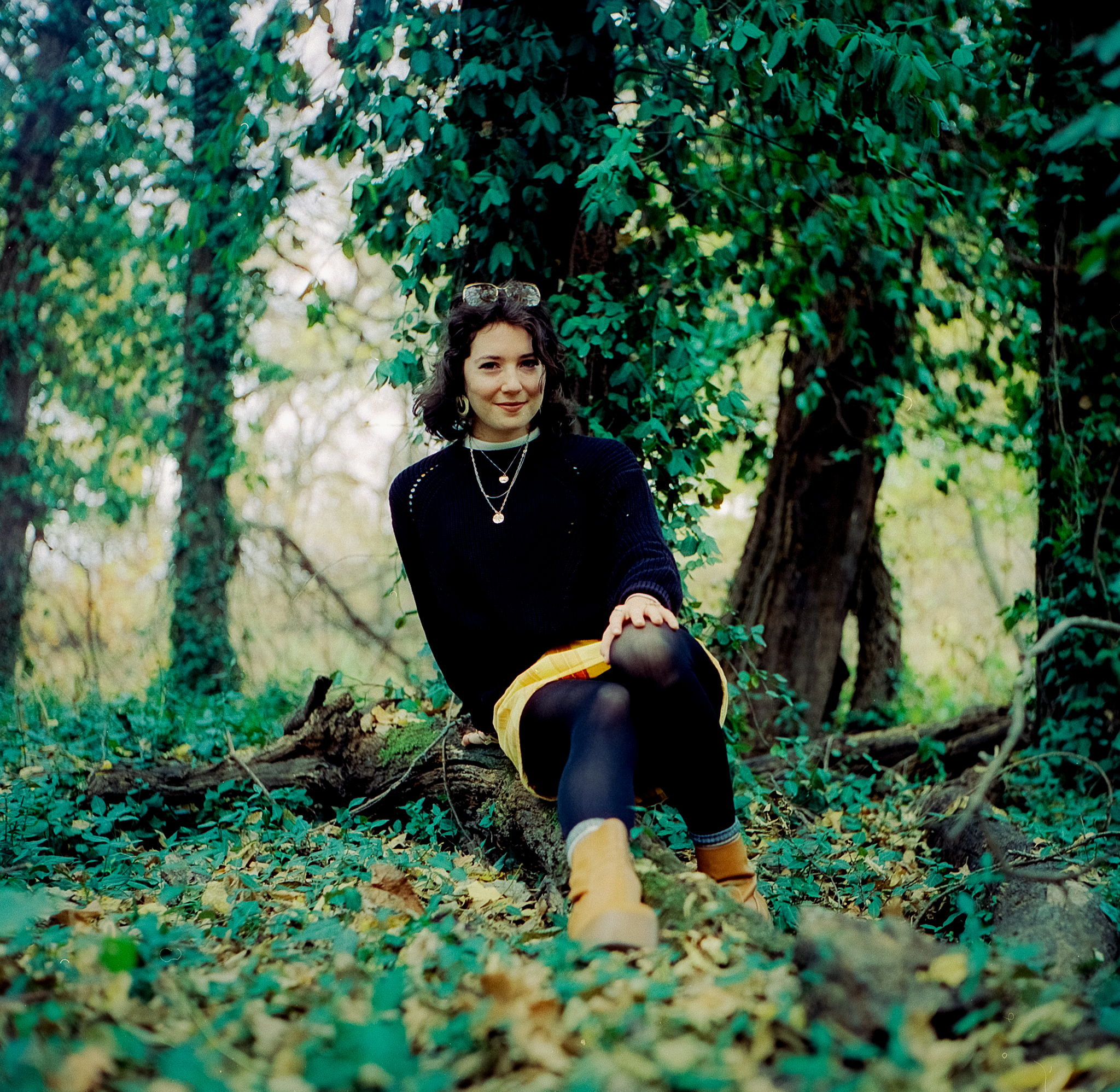 Girl in forest